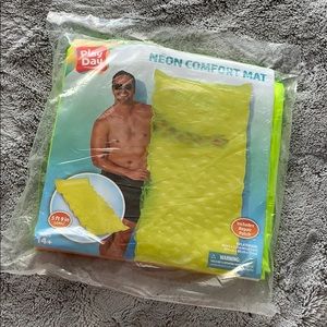 Pool Lounge Tanning Float Roll Air Mat With Pillow